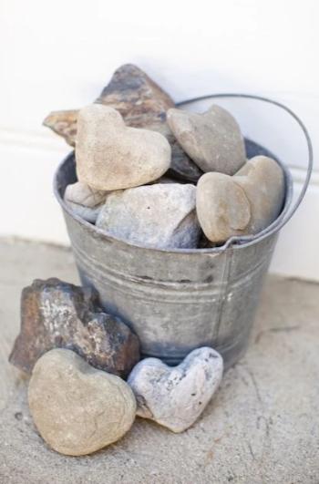Bucket of rocks - Half price